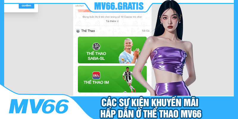 Các Sự Kiện Khuyến Mãi Hấp Dẫn Ở Thể Thao MV66